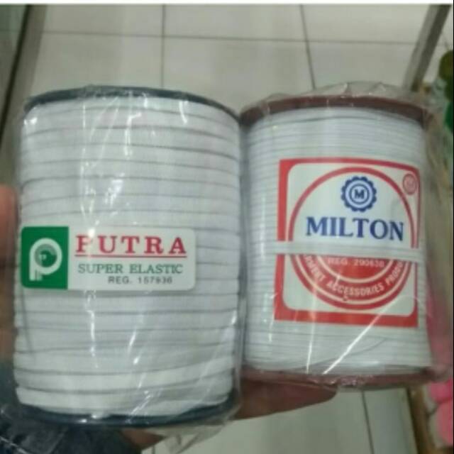 Karet elastis baby 4mm per meter