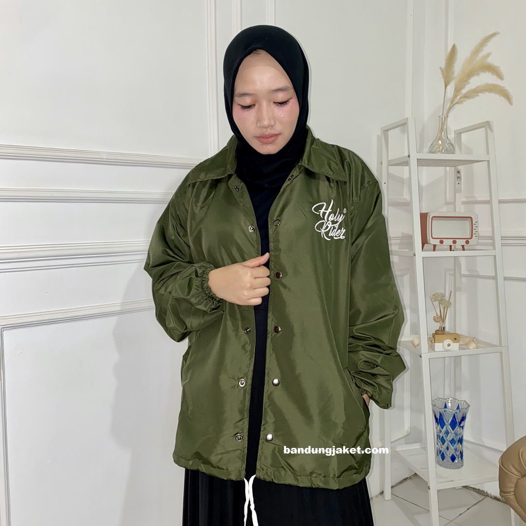 Coach Jacket holyrider  MMXXI BORDIR  ARMY II Jaket Coach model winbacker