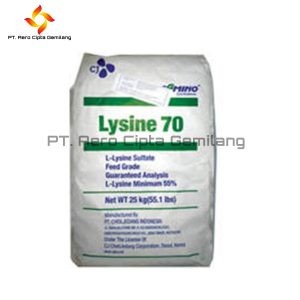 L LYSINE sulfate 70% CHIEL JEDANG 25 KG- ASAM AMINO HEWAN TERNAK