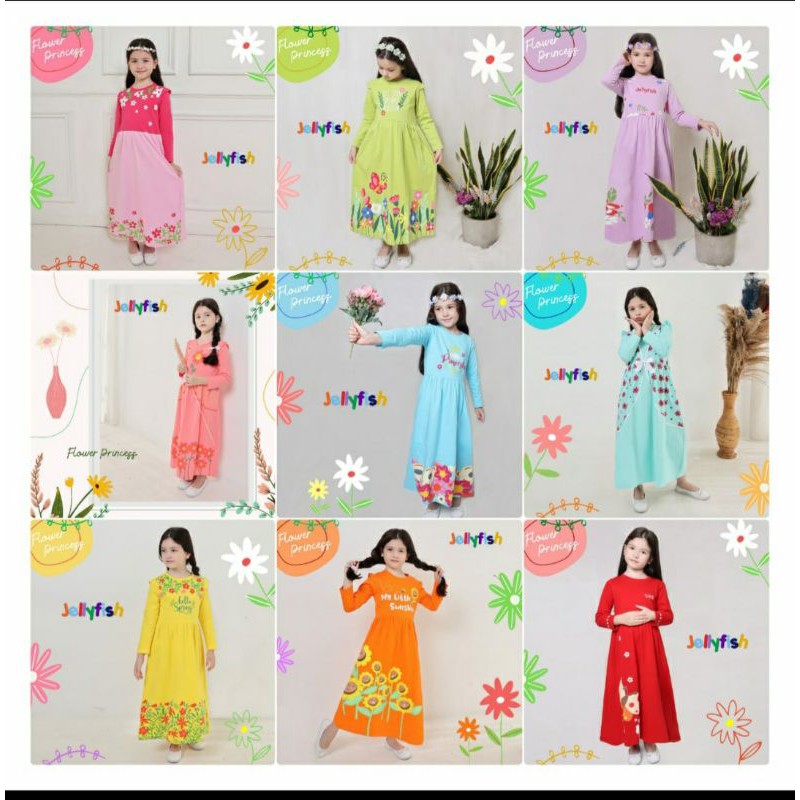gamis "Flower Princess" jellyfish
