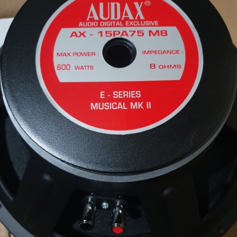 Speker Audax 15 inch FullRange AX - 15PA75 M8 600 Watt