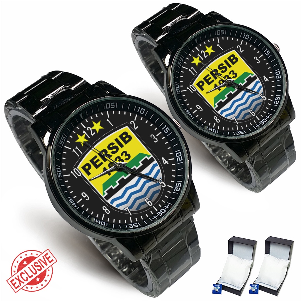 Jam Tangan Rantai Couple PERSIB BANDUNG - 02 (Awesome)