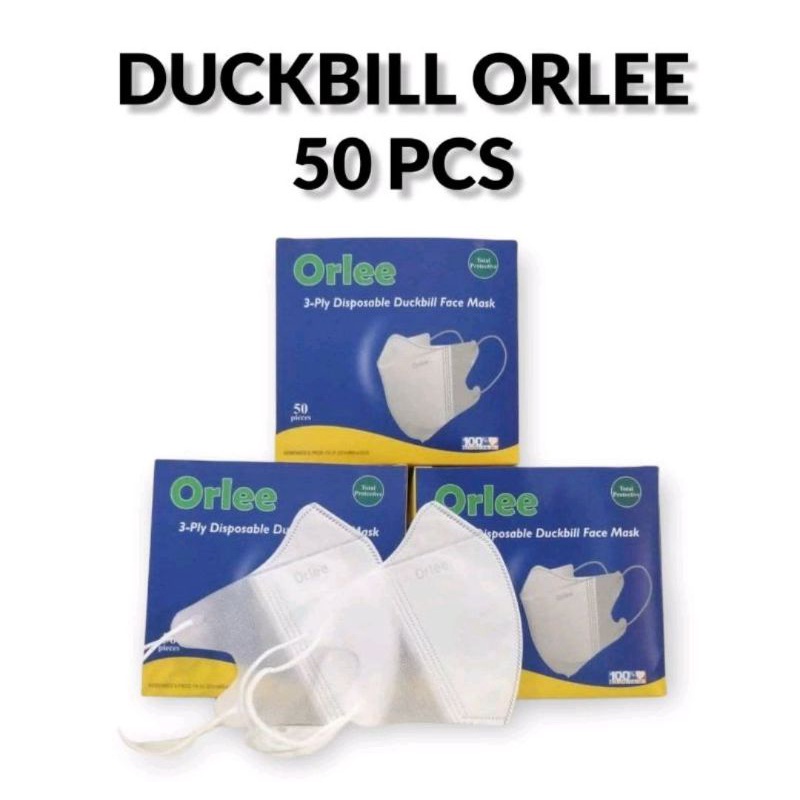 #RAE#MAKER ORLEE DUCKBIL EARLOOP ISI 50 PUTIH/MASKER JSP