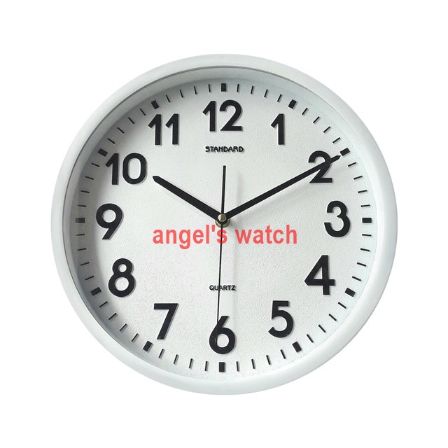 angelswatch bestseller termurah jam dinding 282 standard black or white/ Jam dinding standard 282 original/ JAM DINDING STANDARD 282 BESTSELLER