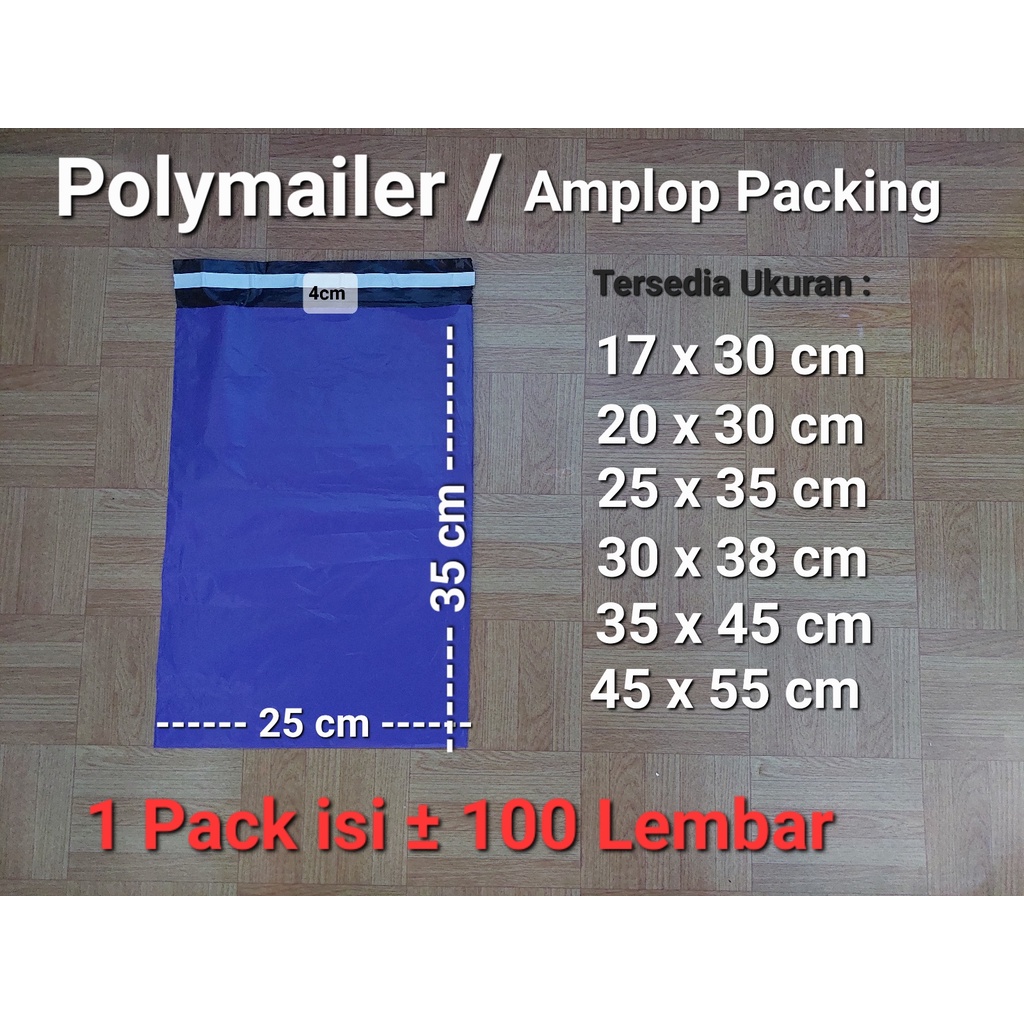 Jual Polymailer 25x35 Cm 4cm Premium Amplop Packing Plastik Online Shop 20x30 Cm Isi 100 5179