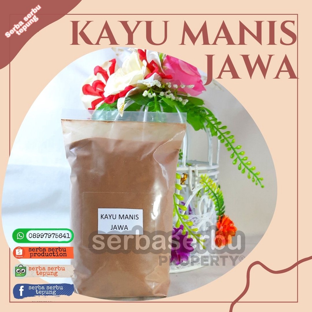 

Tepung Kayu Manis Jawa(250gr)|bumbu tabur|Mencegah kanker|Free Gluten