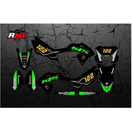 DECAL KLX BF FULLBODY (029) DEKAL STIKER KLX 150 BF/G/L/SE/NEW 2016 2017 2018 2019 2020 2021 2022 HI