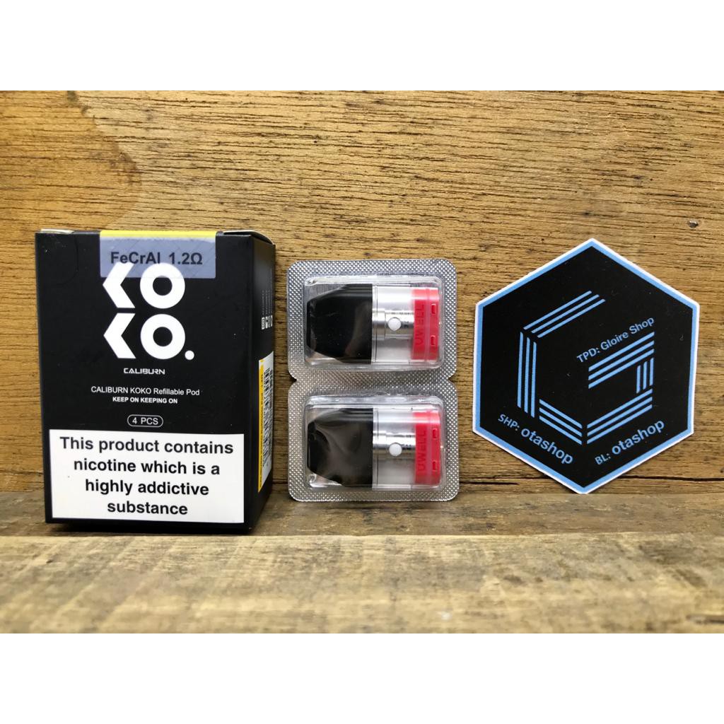 KOKO - Cartridge Uwell Caliburn Koko 1.2 ohm Authentic Coco Catridge Original 100%