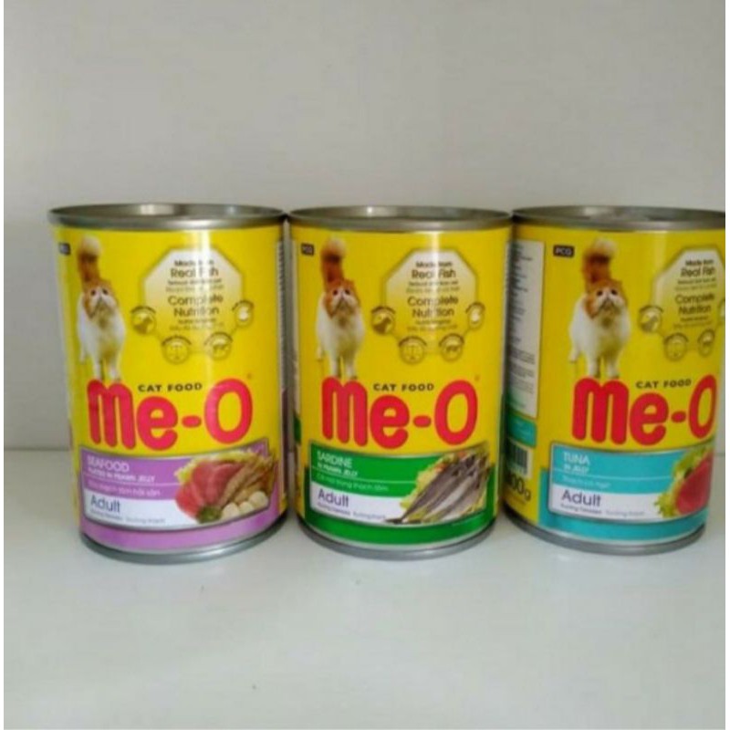 (meo kaleng 24pcs/ 1 tray) meo kaleng all varian 400gr - ekspedisi