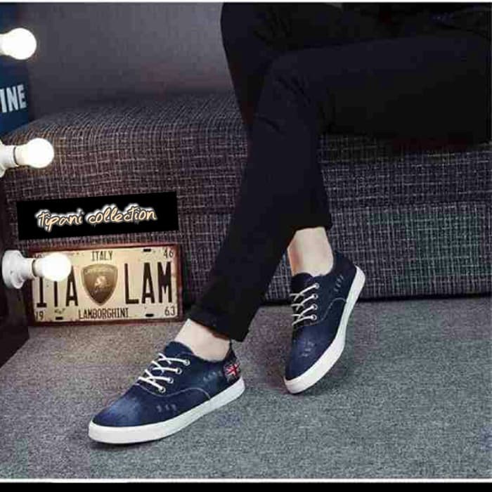 HG| SEPATU WANITA/JEANS USA BIRU