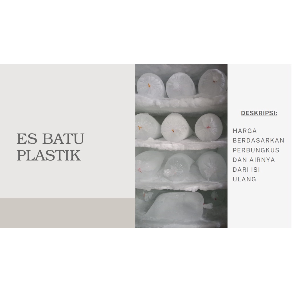 Jual ES BATU PLASTIK | Shopee Indonesia