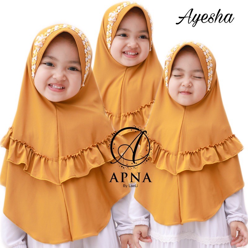 Kerudung Geblus Anak Jersey / Jilbab Anak Simple lucu (Free Masker) usia 3 - 6 tahun