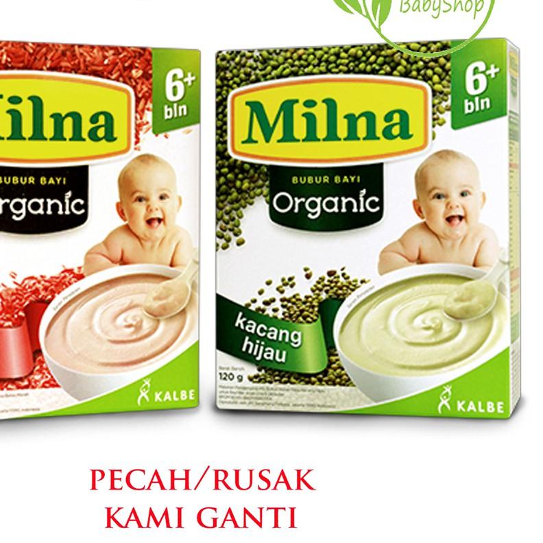 ✼ Milna Bubur Bayi Organik (organic) 6 bulan atau 8 bulan mpasi ➴