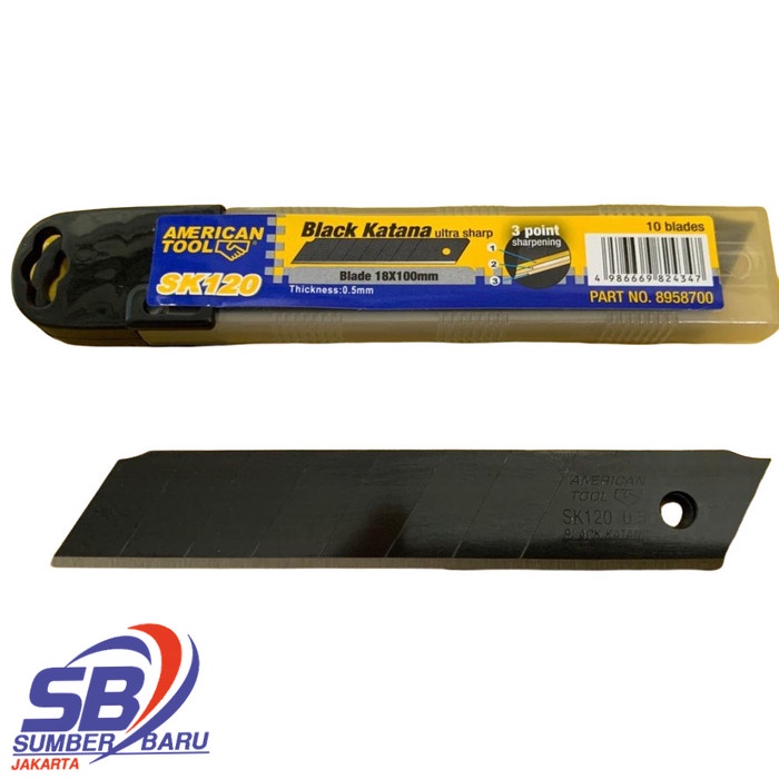 

Kusus Hari Ini American Tool Isi Pisau Cutter Black Katana Isi Pisau Cutter Bagus Sale!!!