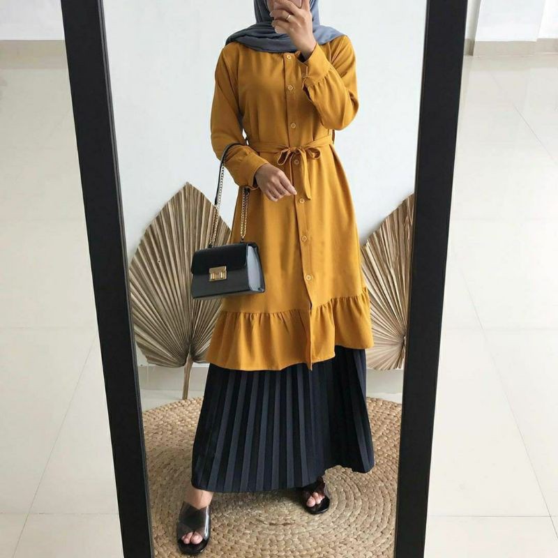 GrosirHasanah /P01Mgta Tunik Pedi / Tunik Wanita Model Terbaru 2020 /