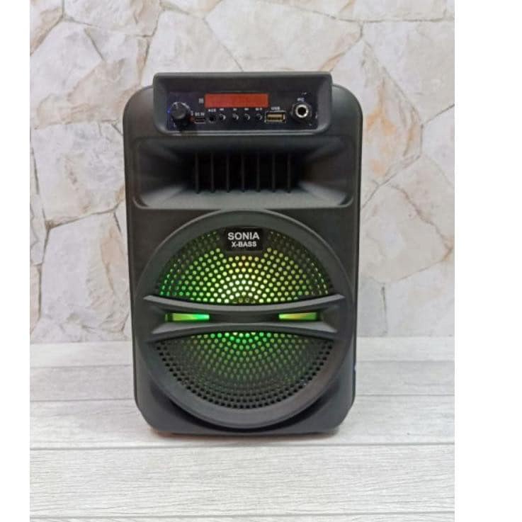 SPEAKER BLUETOOTH SONIA SN-800 / SN 800 / SN800 BONUS MIC KARAOKE &amp; REMOTE CONTROL