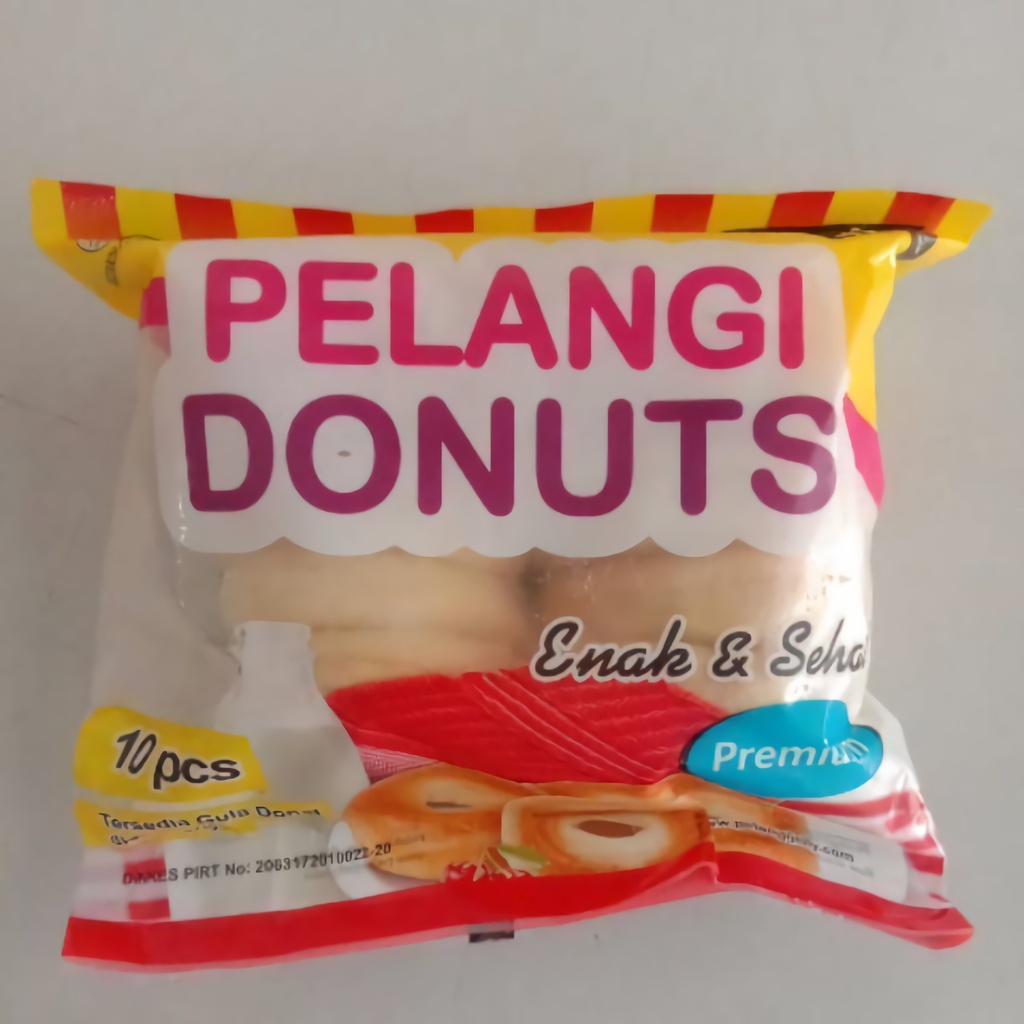 Donat Pelangi isi 10 Pcs