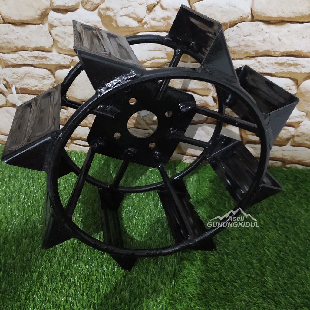 Roda Besi Traktor Quick Cultivator Cakar Baja - Iron Wheel Sub Assy