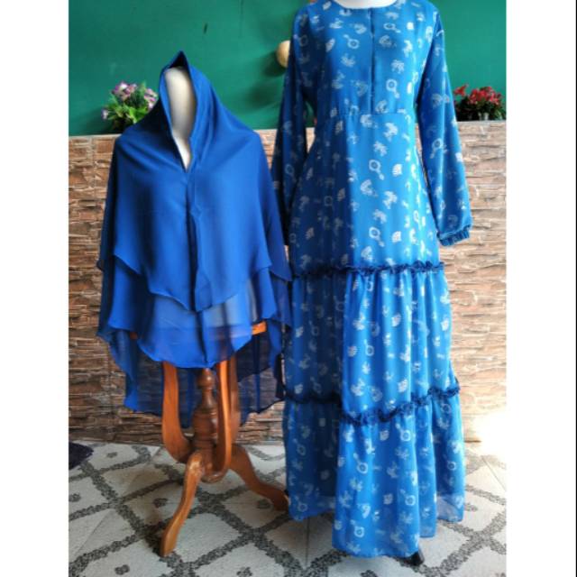 Gamis ceruty printing