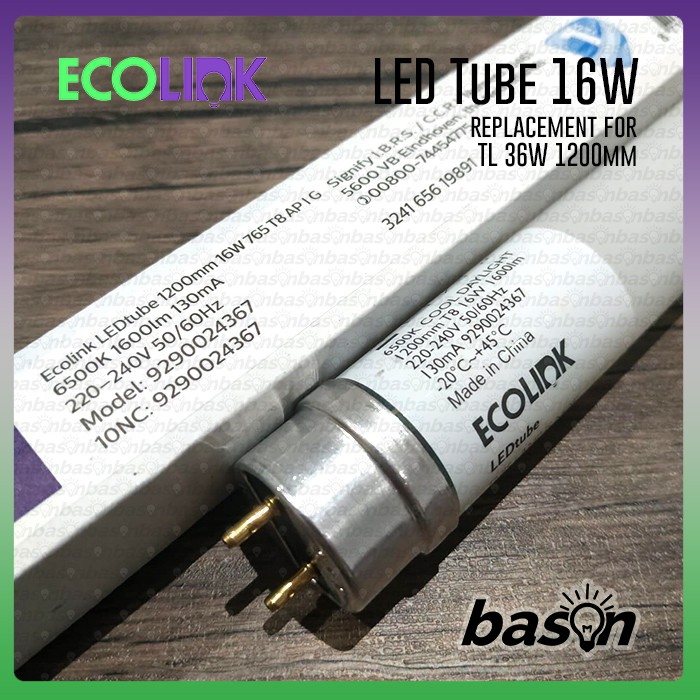 KHUSUS OJOL - ECOLINK LED Tube 16W T8 AP IG 1200mm - TL LED 220V