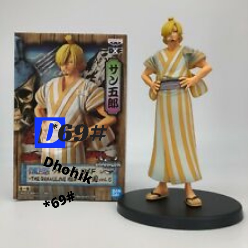 Action Figure ONE PIECE Vinsmoke Sanji Wano Action Figure DXF The Grandline Men