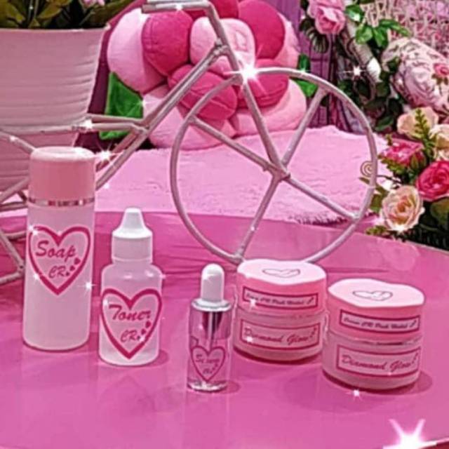 Cream CR Pink Herbal Diamond glow