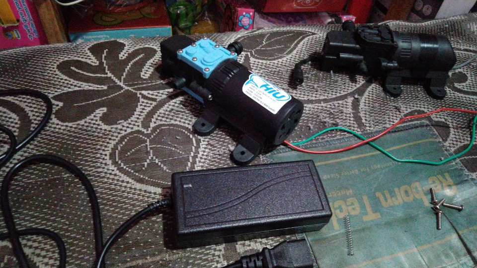 Pompa Dc 12v Hiu 5 Lpm 6.5 Bar Plus Adaptor 12v 5a Murni