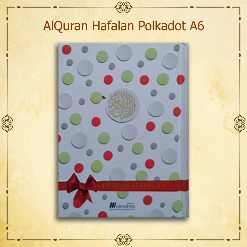 kitab alquran promo / Al Quran Hafalan Polkadot A6 Warna Putih