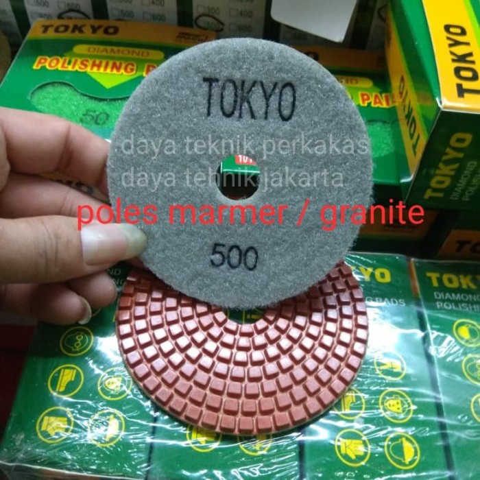polishing pad #500 - diamond pad poles marmer - pad poles granite