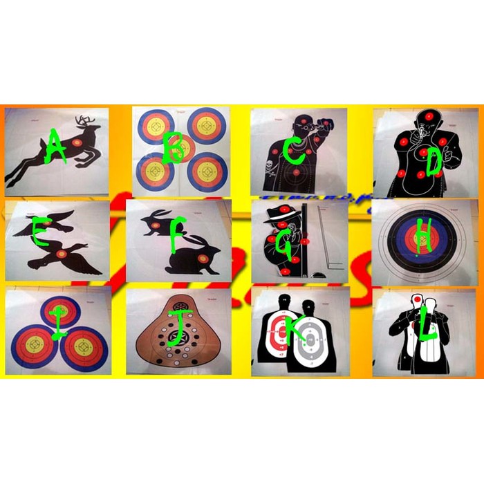 Face Target / Target Panah / Sasaran Panah / Puta