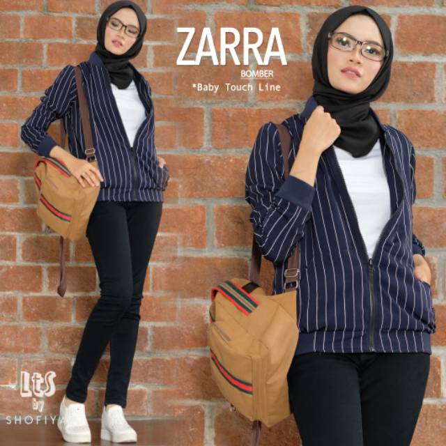 ZARA BOMBER / JAKET BOMBER ORI BY SHOFIYA / CASUAL SANTAI