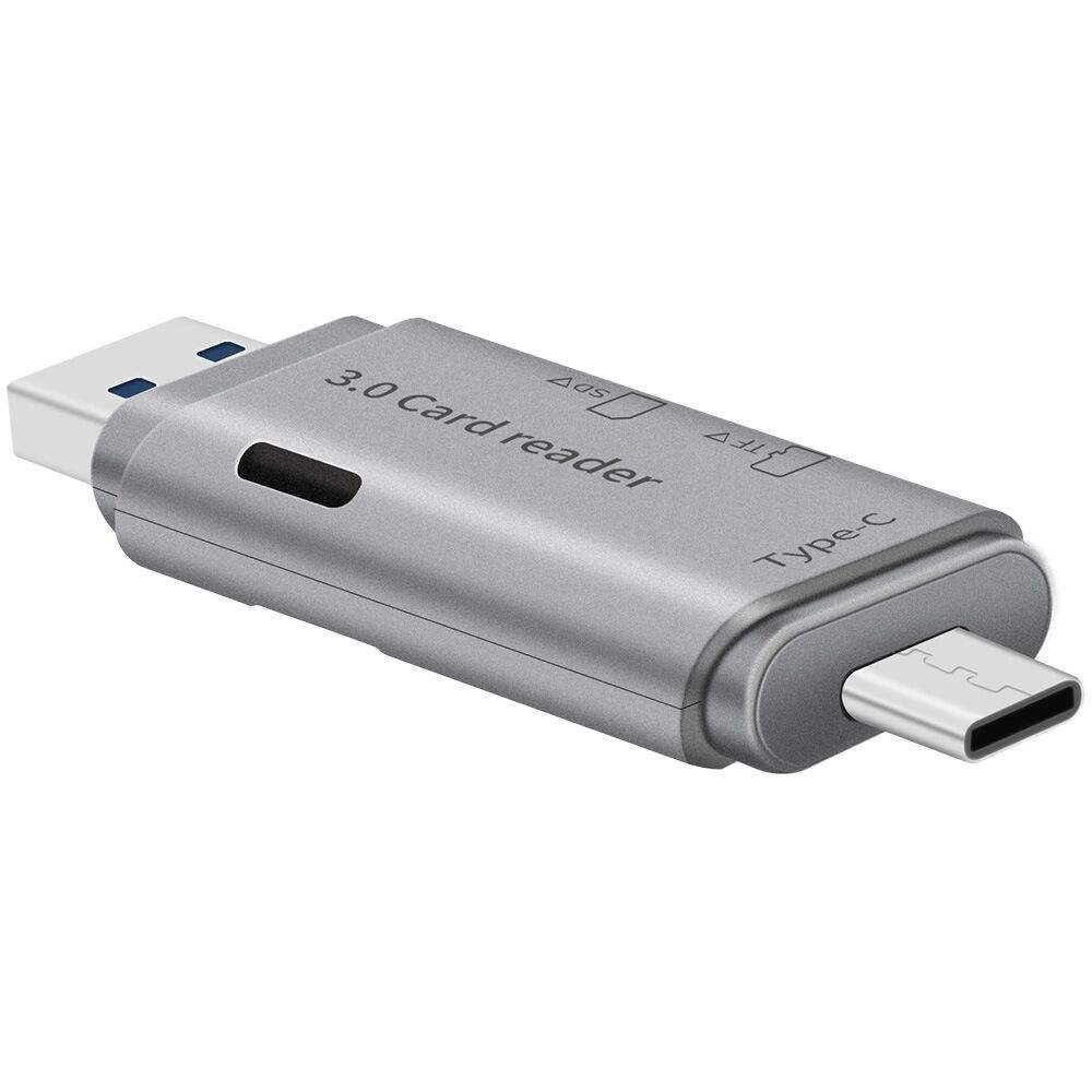 OTG 4 in 1 USB 3.0 Type C SD Card TF Memory Card Read OTG Adaptor Hub