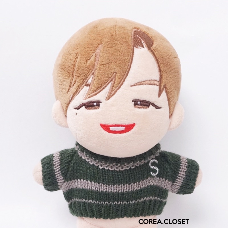 READY STOCK 20cm upsetduck  SKZOO Kpop Doll Clothes - Harry Potter Hogwarts Slytherin Knit Sweater  