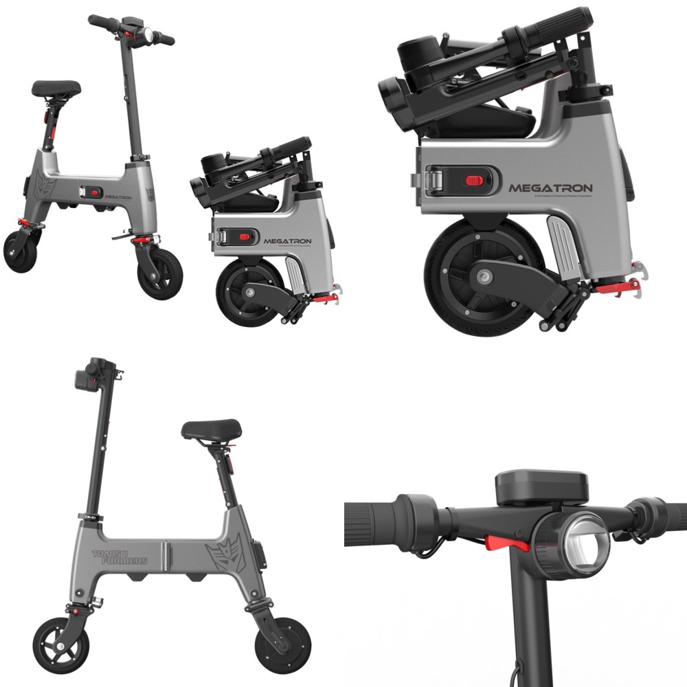 Xiaomi HIMO Transformer Skuter Elektrik Lipat Mini Smart Moped - H1 - Gray