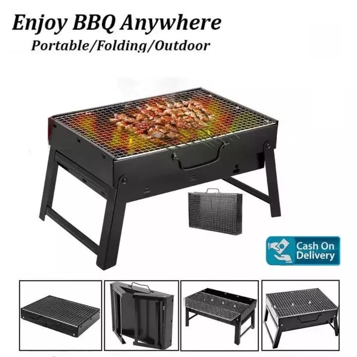 Panggangan Portable Barbeque Grill / Panggangan Sosis / Panggangan Berdiri / Alat Panggang