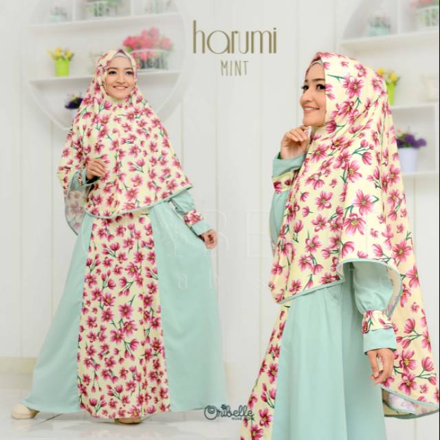 Gamis Syari / Dress SyarI / Setelan Gamis + Khimar – HARUMI