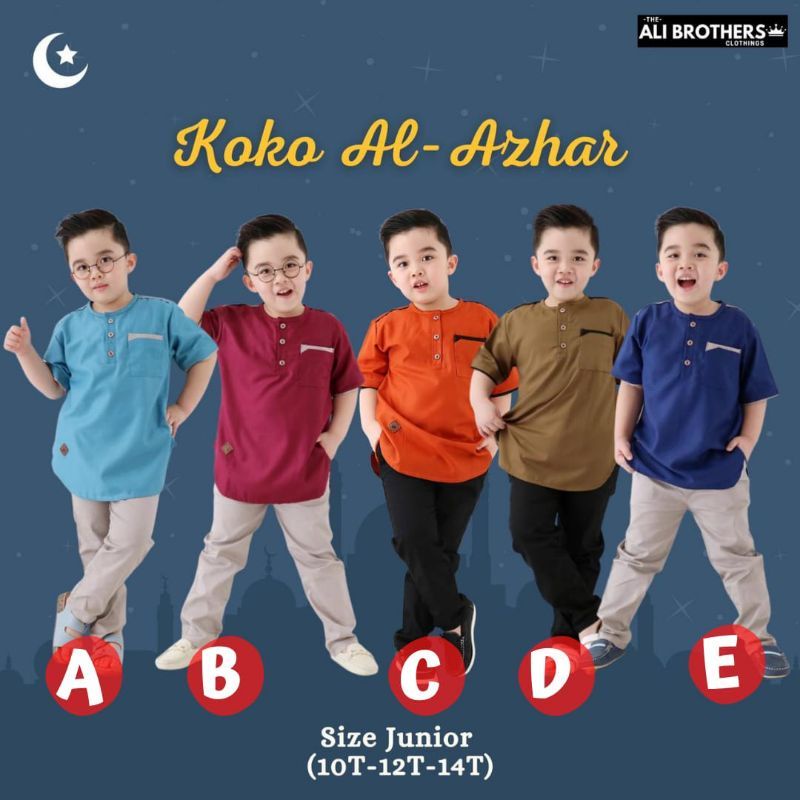 SETELAN KOKO AL AZHAR ALI BROTHER JUNIOR