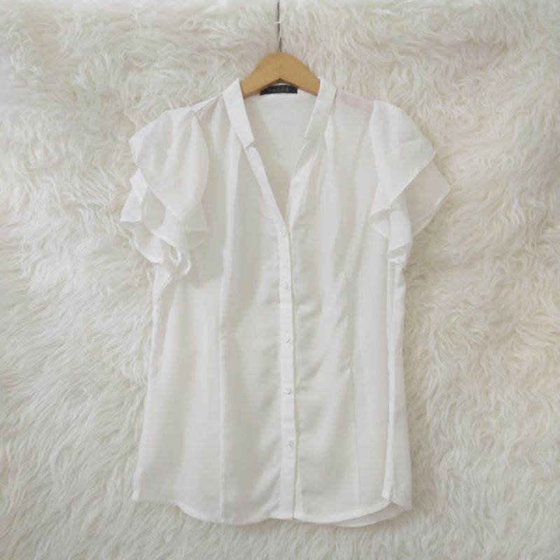 BLOUSE SIFON PUTIH