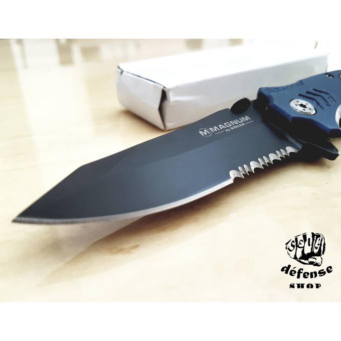 UPDATE PISAU LIPAT SURVIVAL FULL SOLID STEEL BOKER MAGNUM "SELF DEFENSE SHOP" (KODE 009))