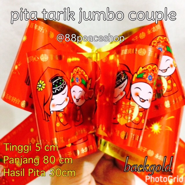 

Pita Tarik Shuang Xi Couple 5 cm