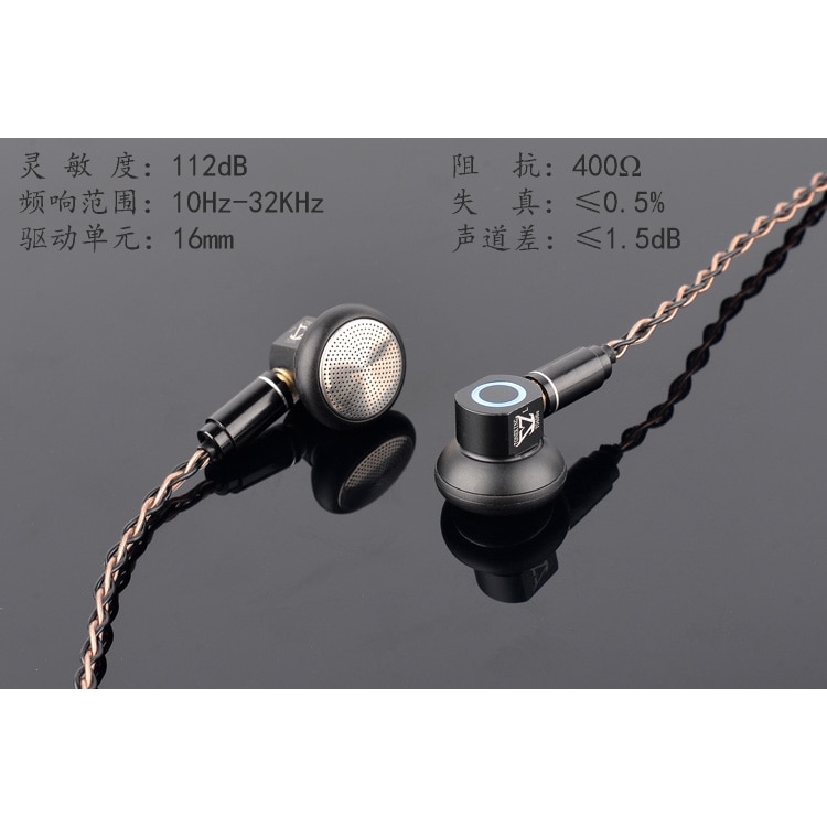 Toneking TO400s Earphone In Ear Dinamis 400ohm Bahan Alloy