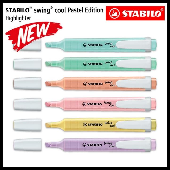 

Heaven | Stabilo Set 6 - Swing Cool Pastel Edition / Highlighter 6 Pcs / Pen An