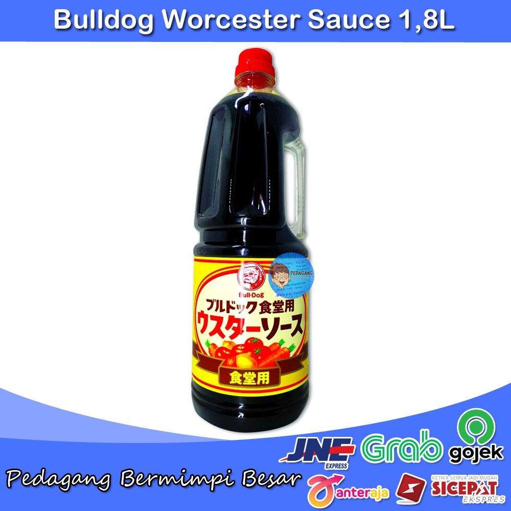 Bulldog Worcester Sauce 1,8L | Worchester Sauce | Kecap Inggris