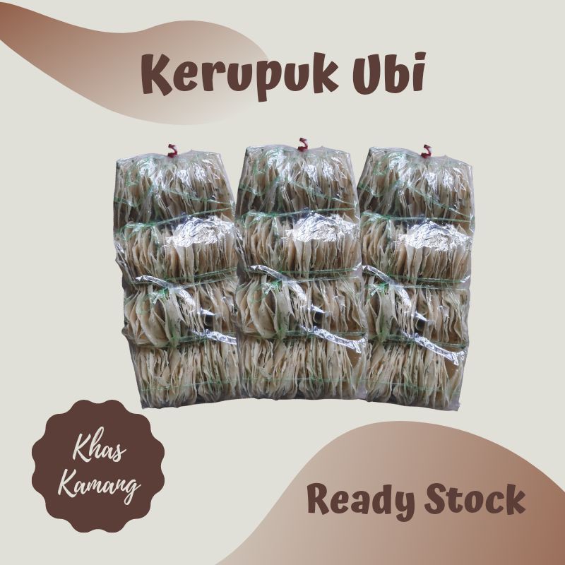 

Kerupuk/Kripik/Keripik Singkong/Ubi Mentah Makanan Ringan Khas Padang 400 gram