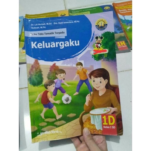 Buku Tematik kelas 1D Yudhistira K13 (Bekas)