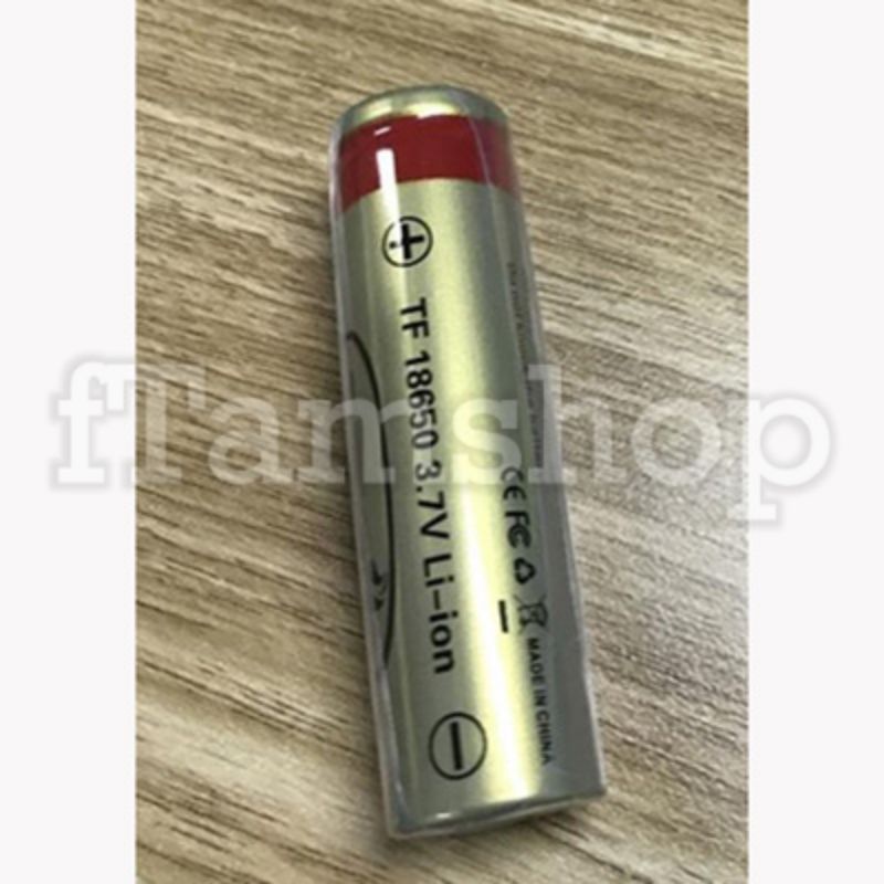 Trustfire Baterai Li-ion 18650 6000mAh 3.7V Button Top - BRC 18650