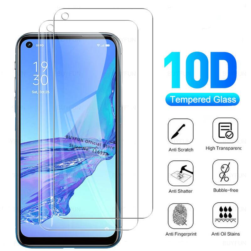 Pelindung Layar Tempered Glass Untuk Oppo A3s A5s A12 A12e A37 A5 A9 A31 A15 A15s A16 A16K A53 A54 2020 A74 A92 A93 A95 Reno 2F 7Z 6f 7Z 5F 6