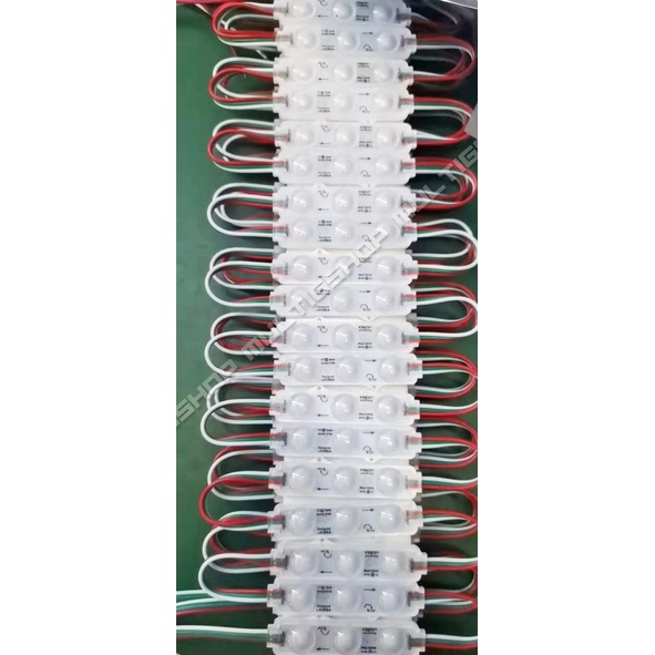 100Pcs LED Modul 5050 3 Mata 7216 RGB gerak - 12V