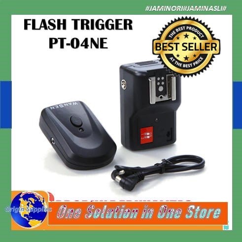 Nice PT-04NE Wireless Flash Trigger for Canon Nikon Triger Transmiter Receiver Flash Kamera External