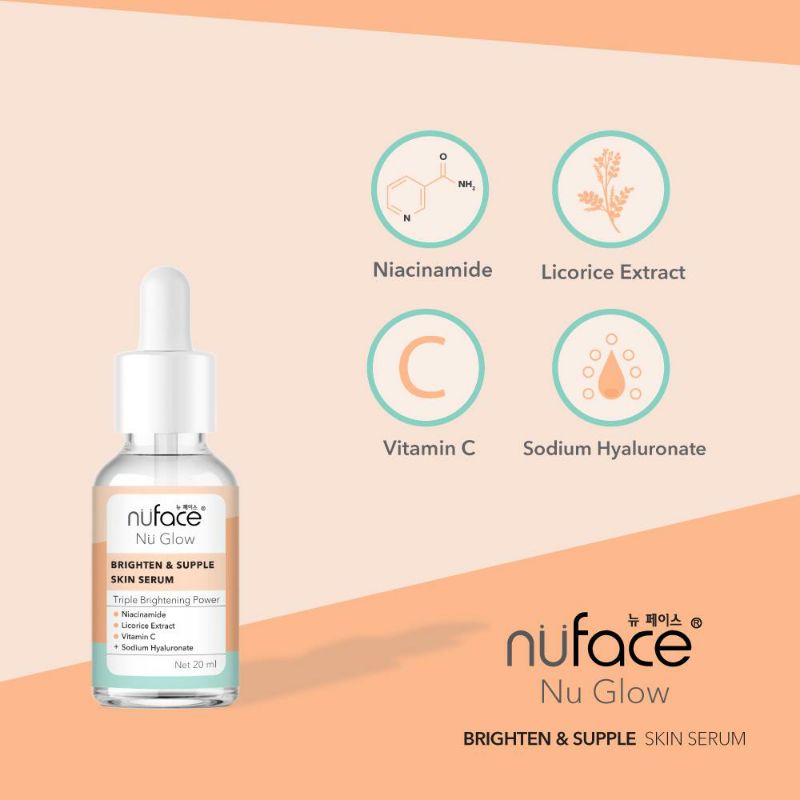 Nuface Nu Glow Brighten&amp;Supple Skin Serum